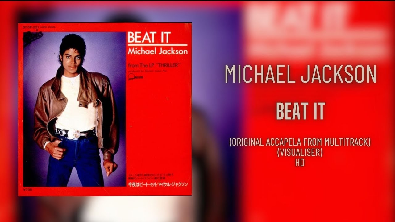 Michael Jackson - Beat It (Accapela From Multitrack) (Visualiser