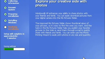 Windows XP Professional Services pack 3 Walkthrough
