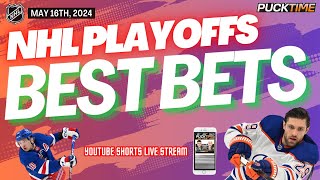 NHL Playoff Best Bets Today | Props & Predictions | May 17th