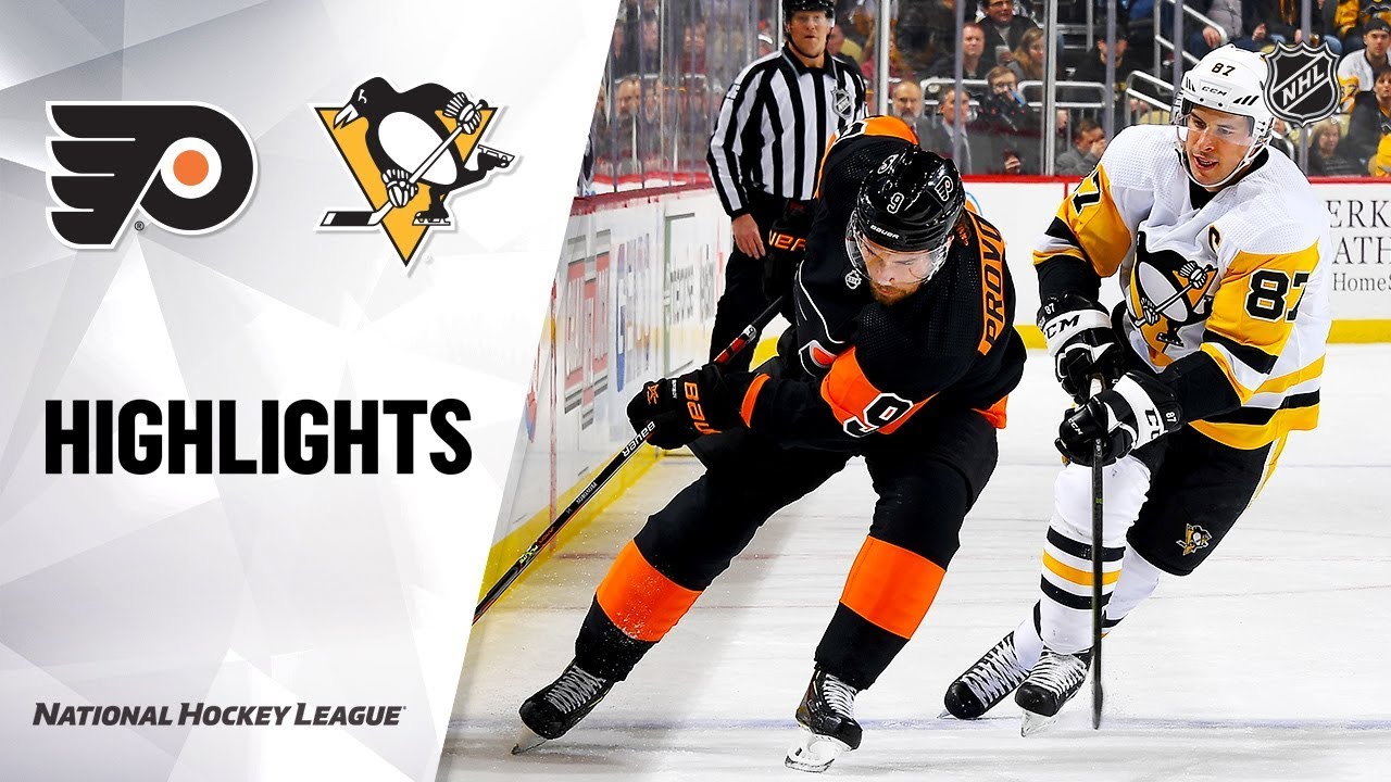 NHL Highlights | Flyers @ Penguins 1/31 
