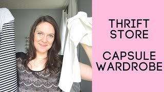 THRIFT STORE CAPSULE WARDROBE
