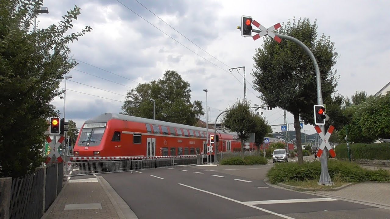 Bahnübergang // Železniční přejezd Kirchzarten-Stegener Straße [D] - 6.7. + 9.7.2019