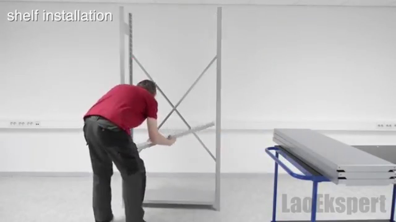 HYLLSTÄLL, LAGERHYLLA grundsektion/lagerexperten.se