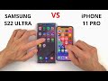 Samsung S22 Ultra vs iPhone 11 Pro | SPEED TEST