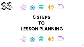 5 Steps to Lesson Planning