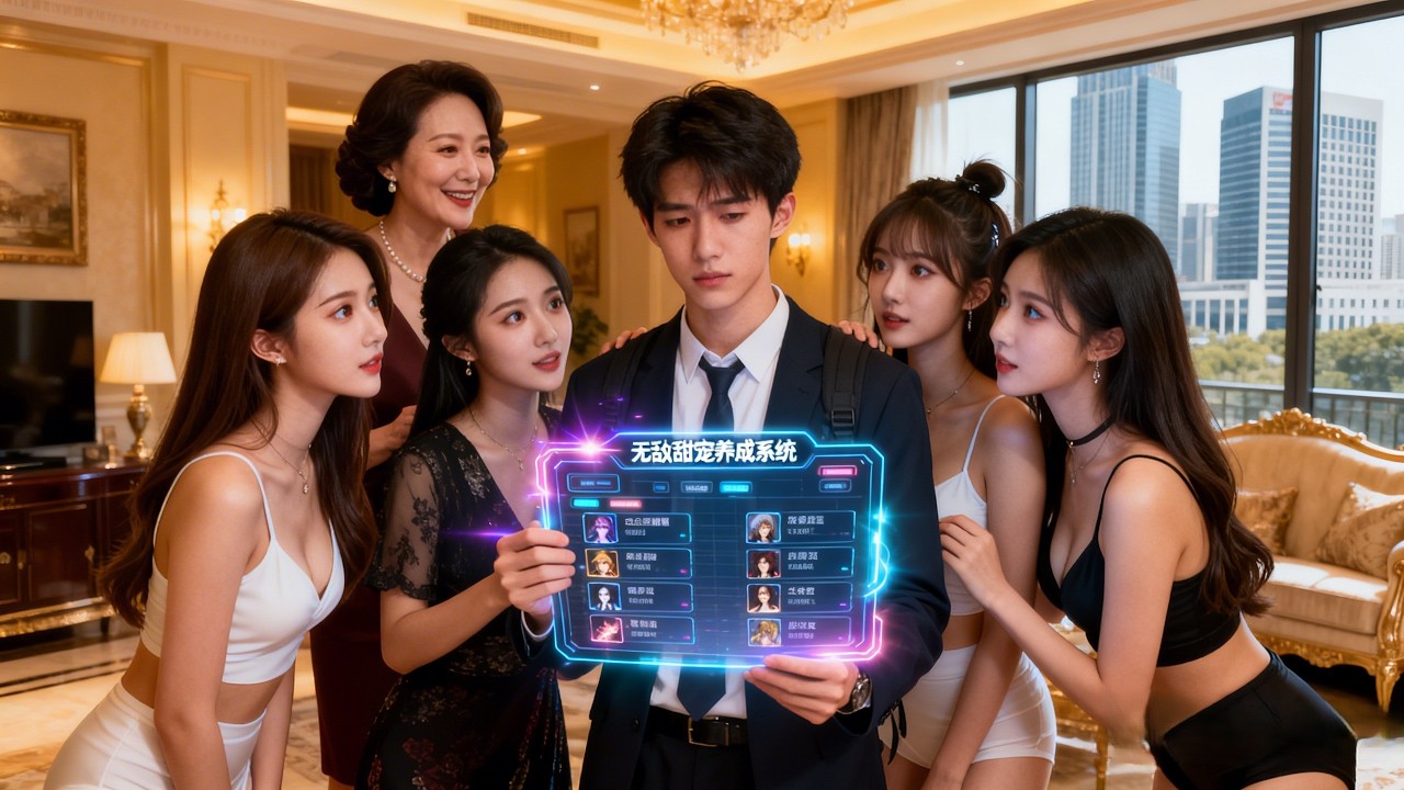 [Multi SUB] ｜大学生感情受挫回家后发现父亲再婚，自己多了位豪门继母和四位绝色姐姐，还意外觉醒“无敌甜宠养成系统”！#剧能充电站 #MiniDrama#精彩大陆短剧