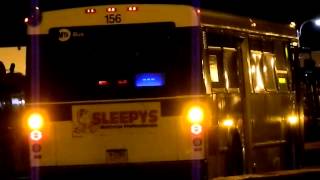 MTA Bus Company 1996 OBI Orion 05.501 #156 Pulling into MTA Bus LaGuardia Depot