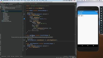 Flutter 입문. 안드로이드, iOS 개발을 한 번에 #10 StatefulWidget