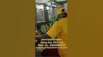 juice/Carbonated drinks/water RFC filling line