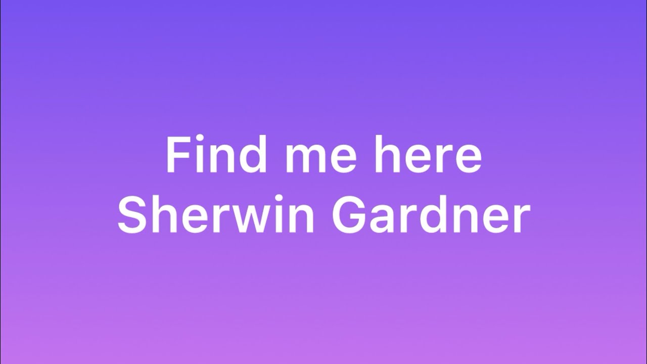 Find Me Here ( blessings find me here) ft. Sherwin Gardner Lyrics Find Me Here ( blessings find me here) ft. Sherwin Gardner Lyrics