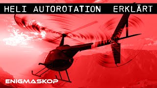 Engine failure in a helicopter - how does autorotation work?