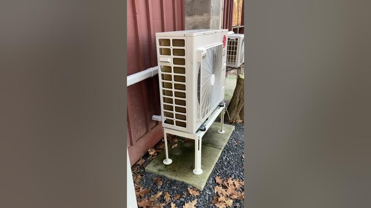 LG Mini Split 24000k Defrost cycle YouTube