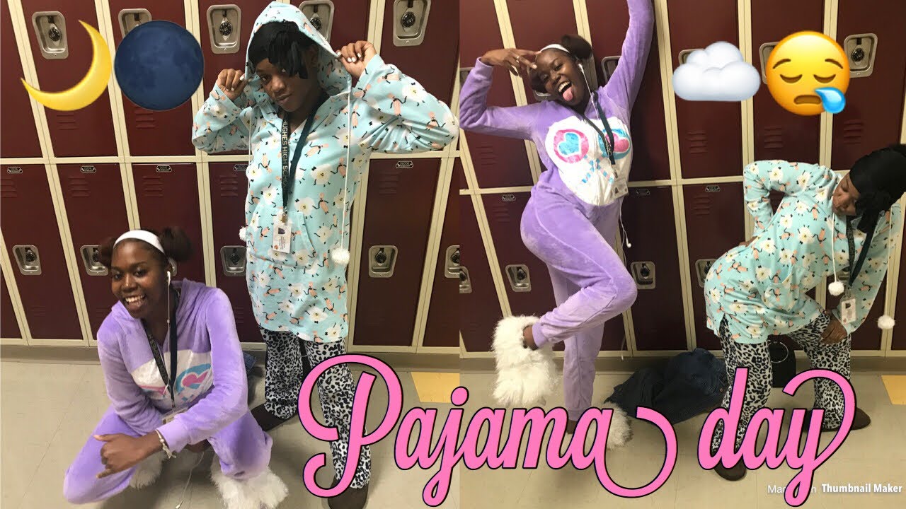Spirit week: Pajama day 😪😴 - YouTube