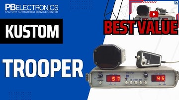 PB Electronics - Police Radar Gun - KUSTOM Trooper - Instructional Video - BEST VALUE RADAR