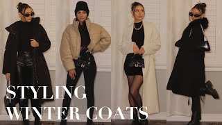 Styling Winter Coats | 4 Coat Styles, 12 Outfit Ideas