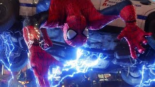 Spider Man vs Electro First Fight Scene The Amazing Spider Man 2 2014 Movie CLIP HD