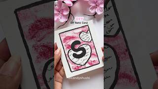 DIY Bff Name Art💋🎀😱 #art #craft #shorts #viral