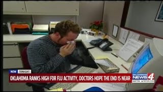 Oklahoma ranks high for flu activity, doctors hope the end is near