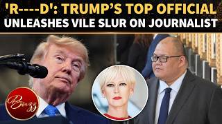 Trump s Vile Message EXPOSED Top Aide Goes OFF On Journalist With DISGUSTING Slur WATCH