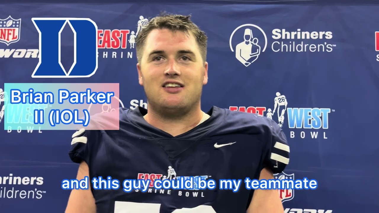SHRINE BOWL: Duke IOL Brian Parker III 