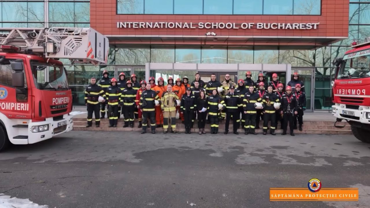 🚒Săptămâna Protecției Civile - Exercițiu de evacuare desfășurat la o unitate de învățământ.