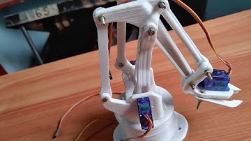 DIY Arduino robot arm with smartphone control