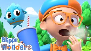 Blippi Learns Why We Burp! | Blippi Wonders Educational Videos for Kids screenshot 3