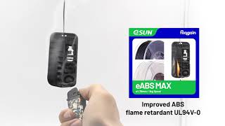 Regular vs Flame Retardant 3D Print Filament - eSUN eABS MAX
