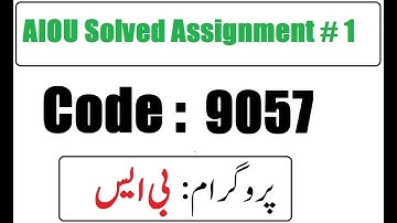 AIOU Code 9057 Solved Assignment No 1 Spring 2025 | Classical Drama