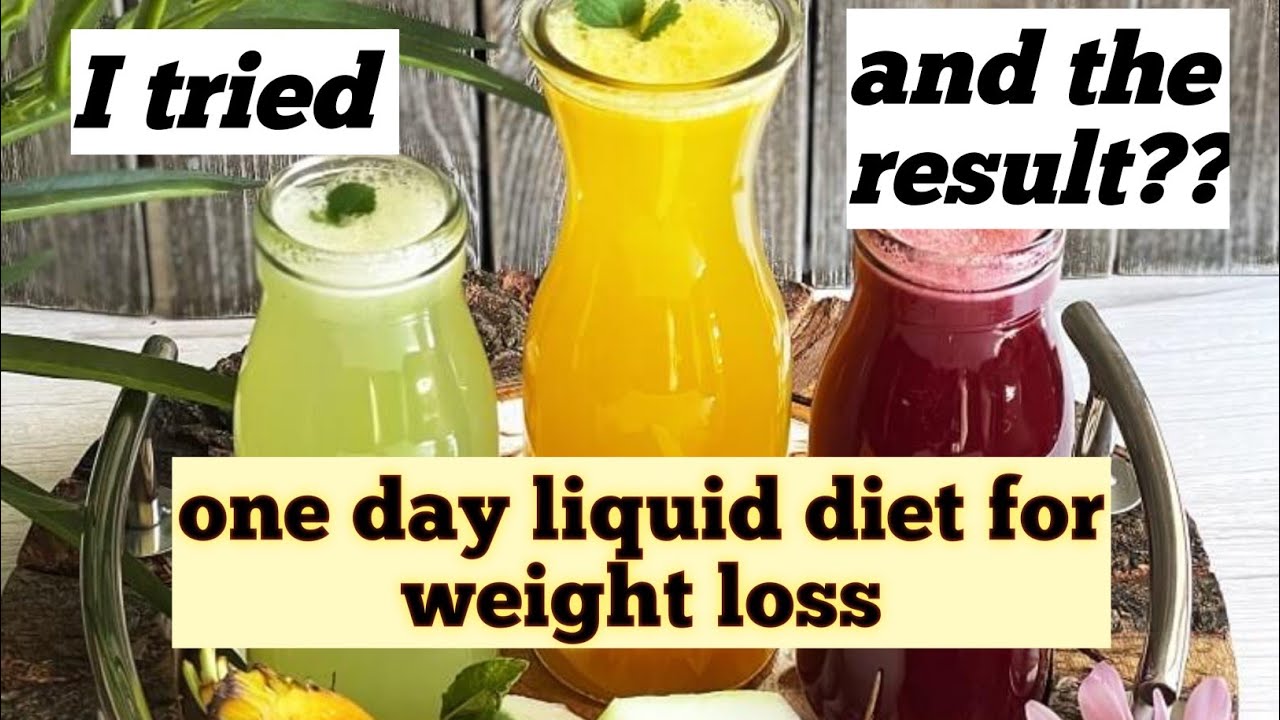 I tried one day liquid diet challenge|what I drink for one day liquid ...
