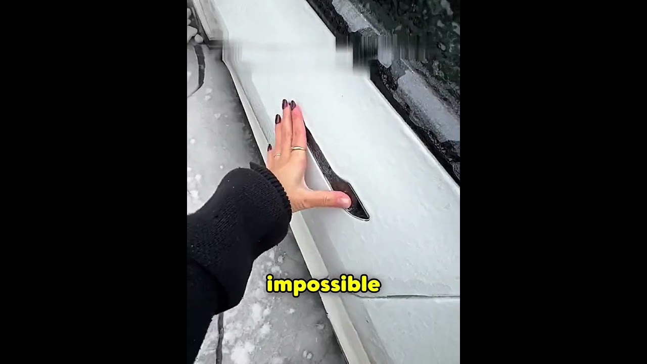 Tesla's FROZEN door handle problem explained 🥶