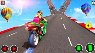 Mega Ramp GT Bike Stunt Racing Simulator 3D - GT Moto Stunts Game - Android GamePlay screenshot 4