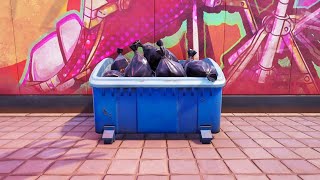 Destroy Dumpsters To Find And Collect Custom Battle Bus Pieces Location - Fortnite Quests