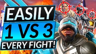 How I WIN EVERY 1v3 Fight (Season 14) - PREDATOR TIPS - Apex Legends Guide