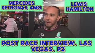 Lewis Hamilton post race interview Las Vegas Guide