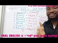Speaking English the Right Way: Pronouncing the "ed" past tense marker after /s/