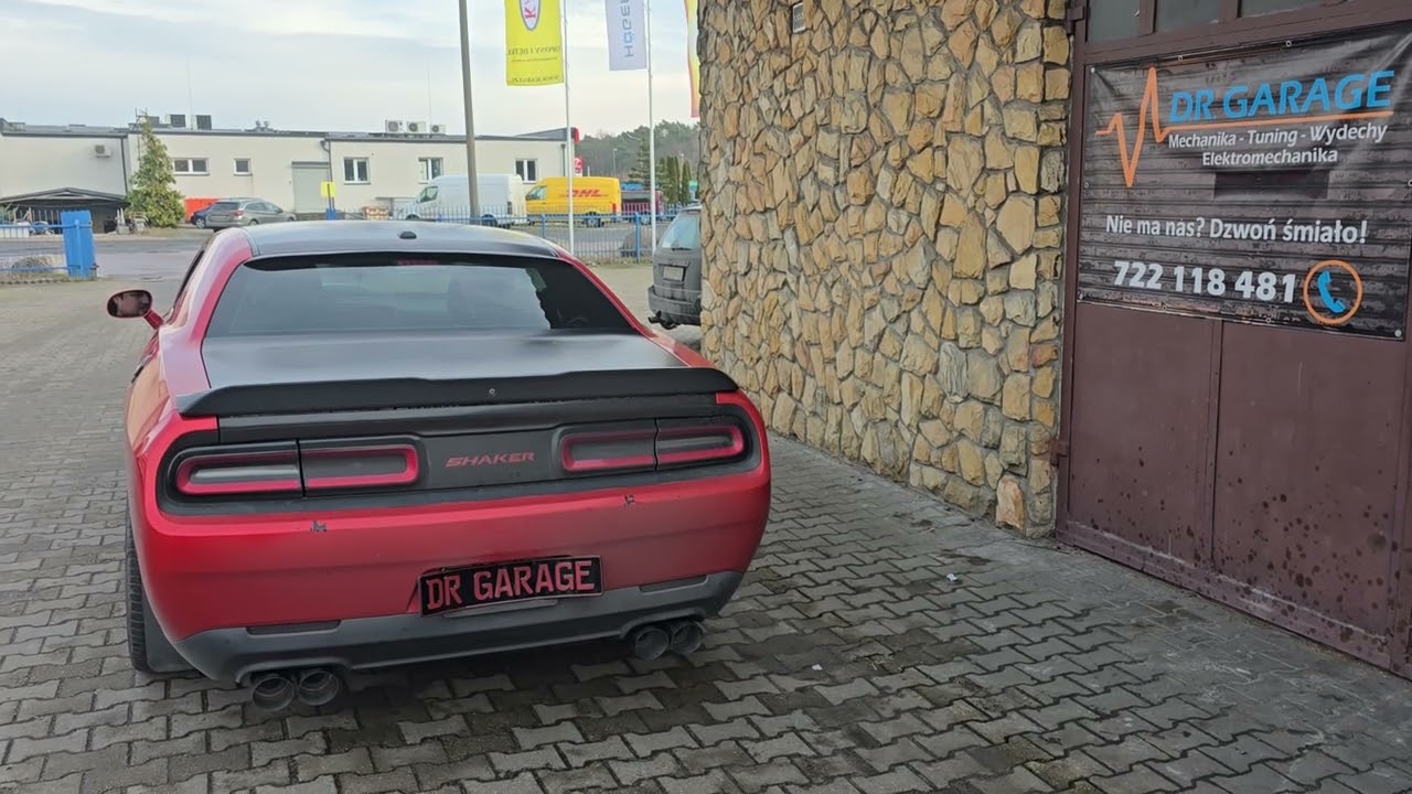 Dodge Challenger 5.7 hemi wydech aktywny (active exhaust) by DR Garage