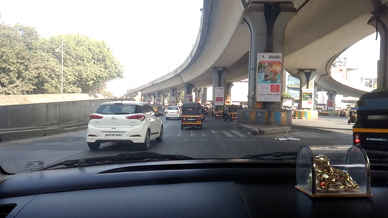 Thane City .... Ride from Cadbury Signal to Majiwada Big Bazaar 