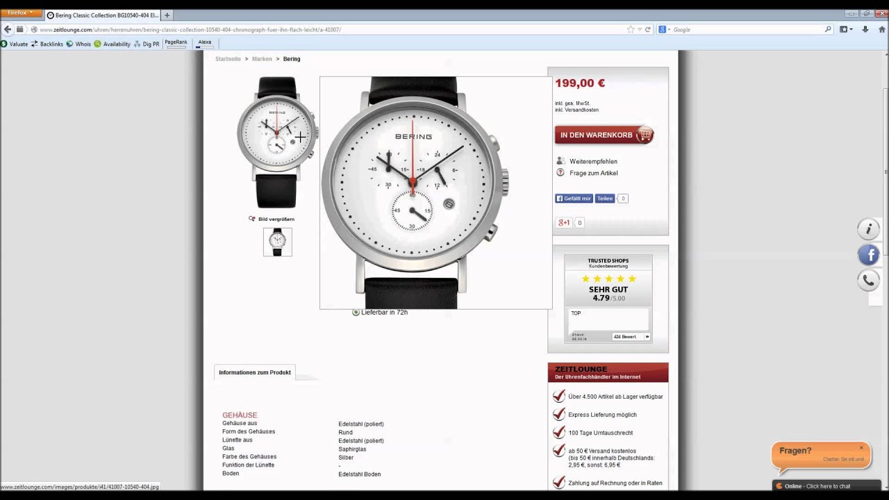 Bering Armbanduhren - Bering Classic Collection BG10540-404 Elegante Herrenuhr