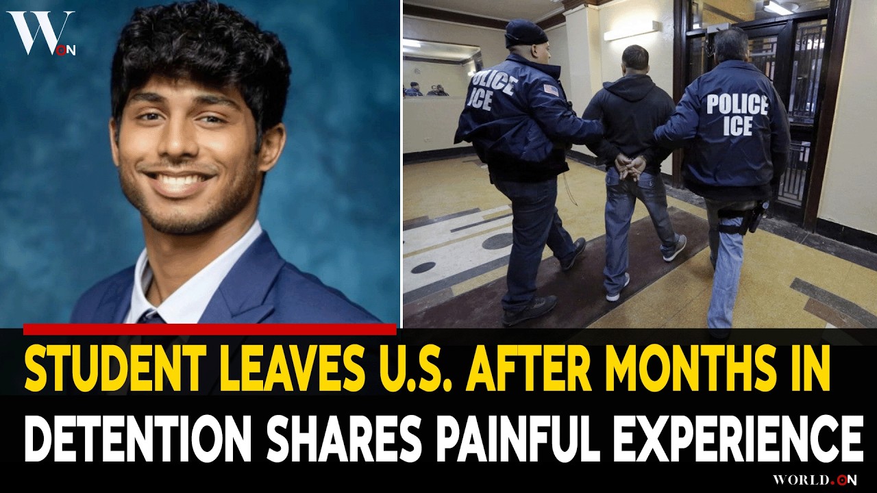 Student Leaves US After Months in ICE Detention SHOCKS Many - YouTube