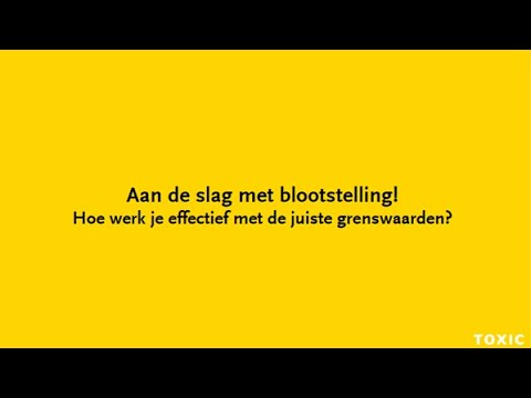 Video: Wat beteken toelaatbare blootstellingslimiet?