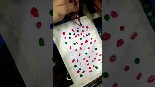 acrylic paint experiment with plastic wrap#utube #shorts #creative #satisfyingvideos #asmr Wealth