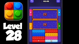 Block Out level 28 Walkthrough Solution