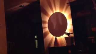 Eclipse Lamps on the Wall
