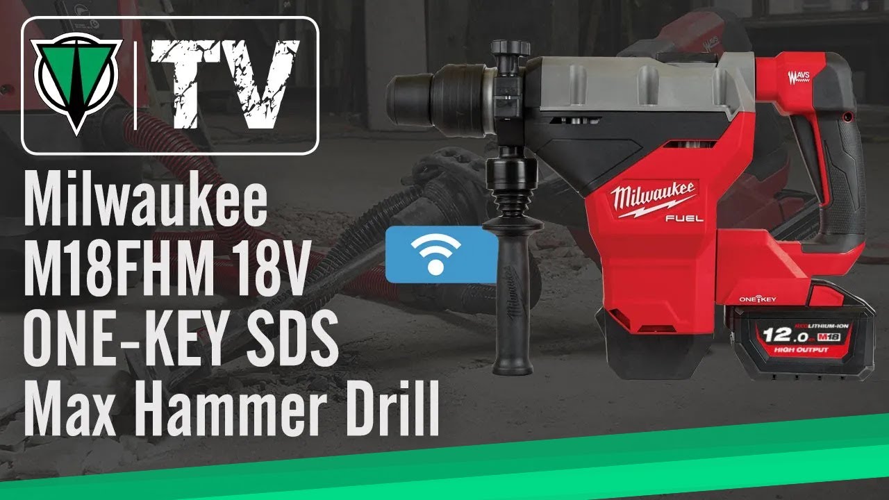 Milwaukee M18FHM 18V ONE-KEY SDS Max Hammer Drill - YouTube