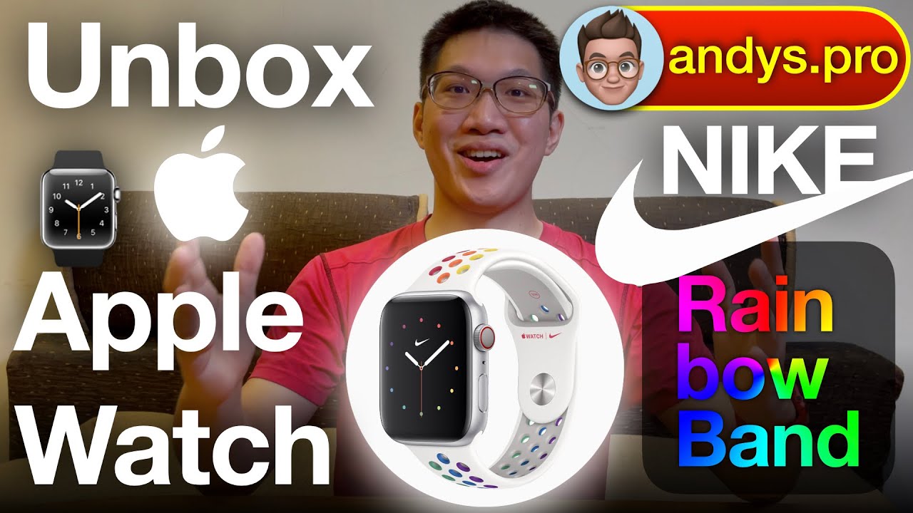 Unboxing Apple Watch Nike Pride Edition with Rainbow Band! 