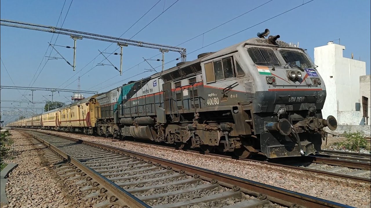 [IRFCA] Morning's Variety Traffic At Garhi Harsaru Junction || Diesel ...