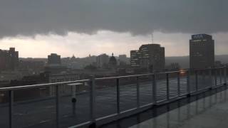 Rain storm in Syracuse