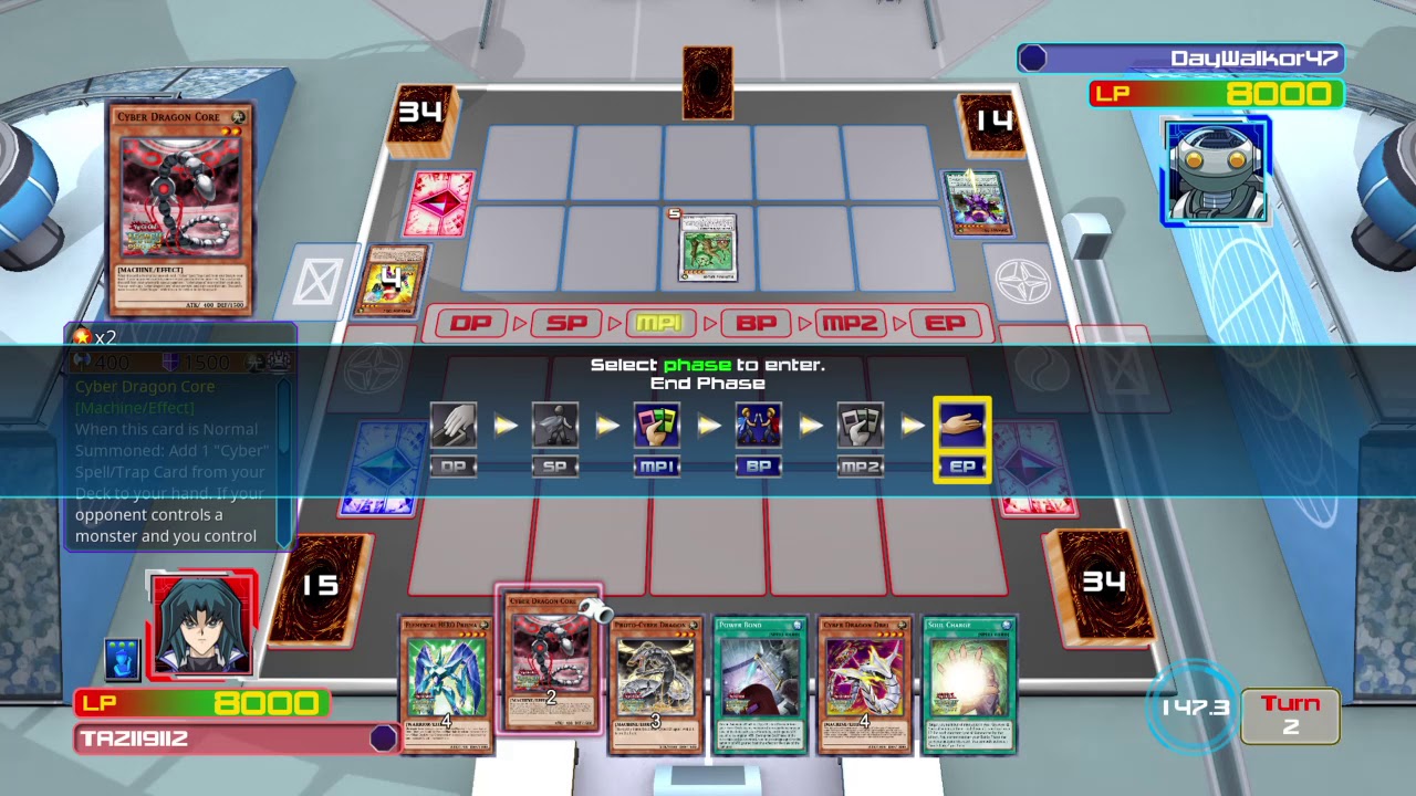 Yu-Gi-Oh! Legacy of the Duelist TAZ119112 vs DayWalkor47 (ragequitter)