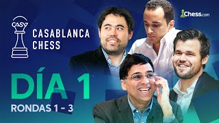 ¿Podrán Carlsen, Nakamura y Anand MEJORAR el juego de la antigua élite? | DÍA 1 Casablanca Chess